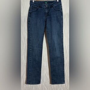 Worn size 6/28 Women's Straight Leg Jeans
